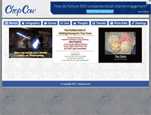 Tablet Screenshot of chopcow.com